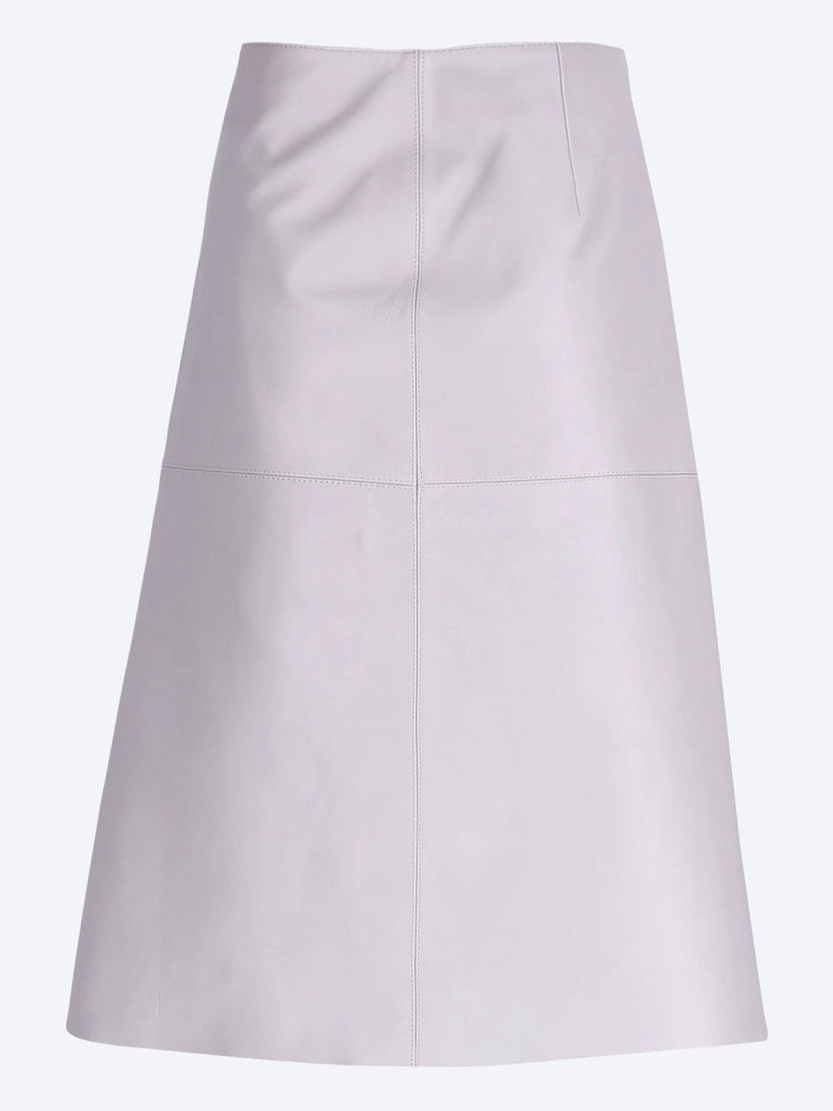 Jupe midi en cuir Gwen 3