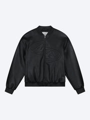 Lederjacke mit halbem Logo ref: