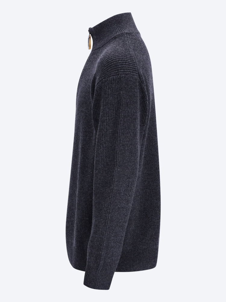 Pullover mit halbem Reißverschluss 2