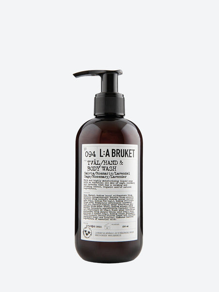 Hand & body wash sage/rosemary/lave