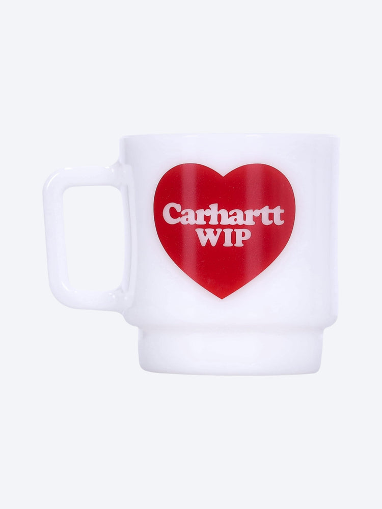 Heart glass mug 1