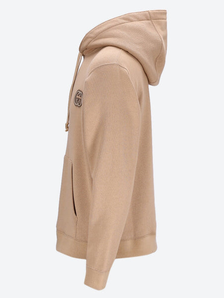 Heavy felted cotton sweatshirt