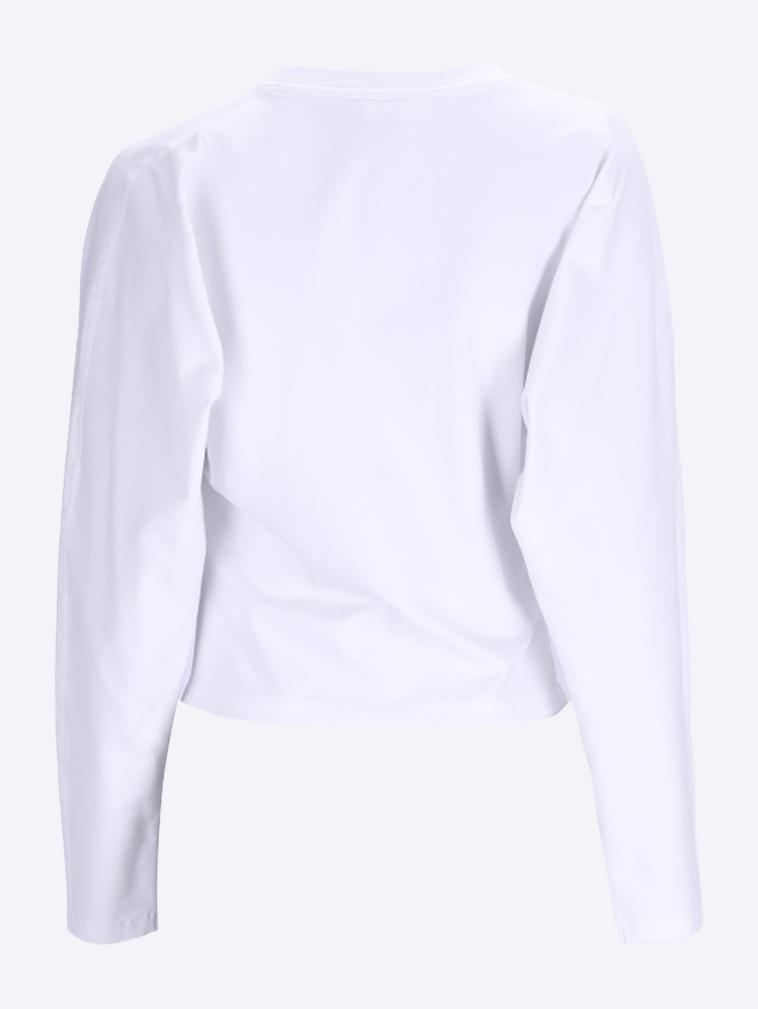 Drapierte Bluse aus schwerer Stretch-Baumwolle 3