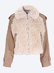 Heldin fabric mix jacket ref: