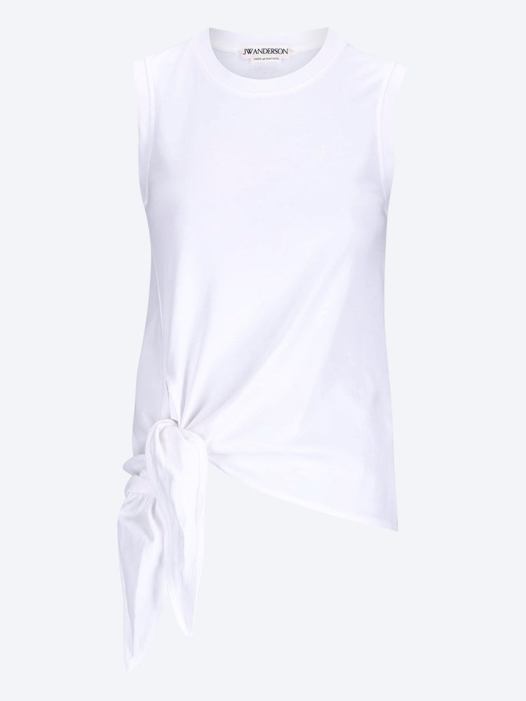 Hem knot tank top 1