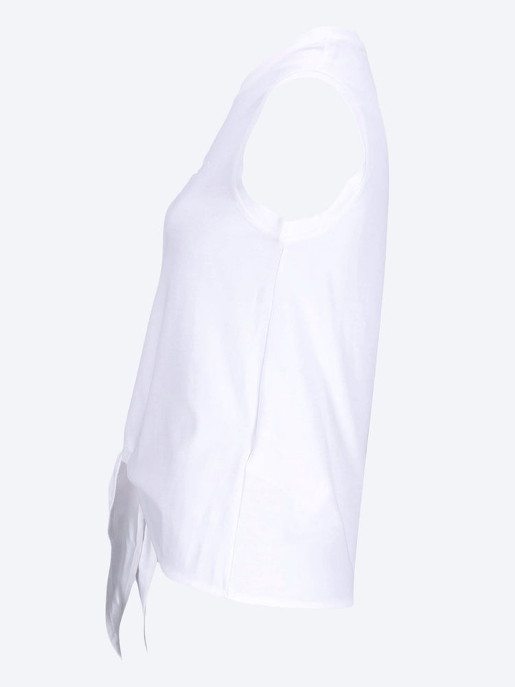 Hem knot tank top 2