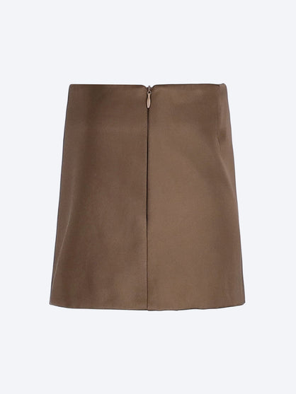 Hera satin mini skirt
