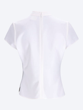 Heritage crepe top