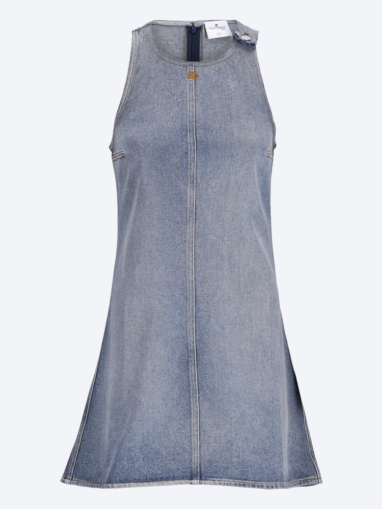 Heritage denim a-line dress 1