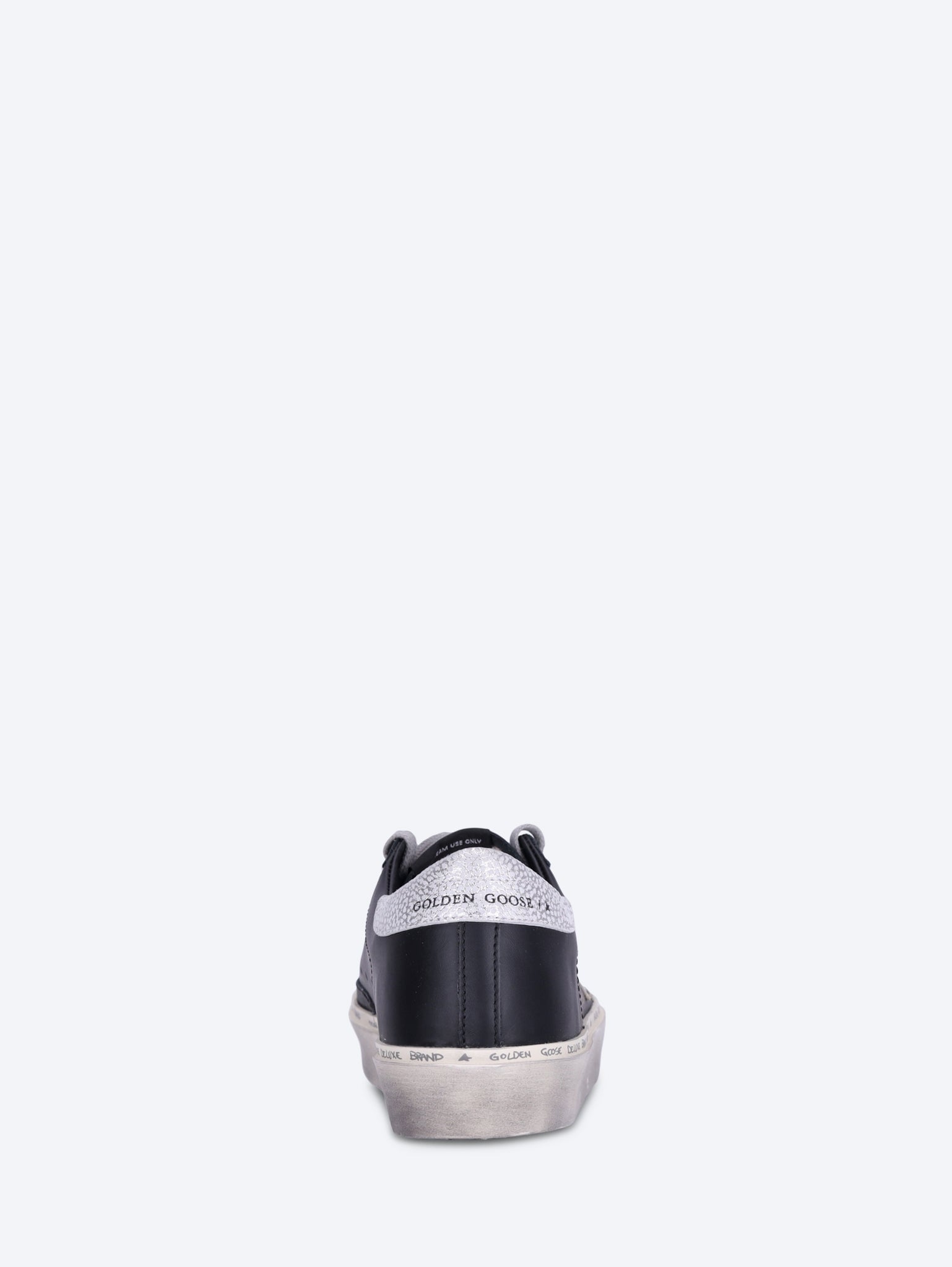 High-Star-Sneaker aus laminiertem Leder mit Stern und Absatz 5