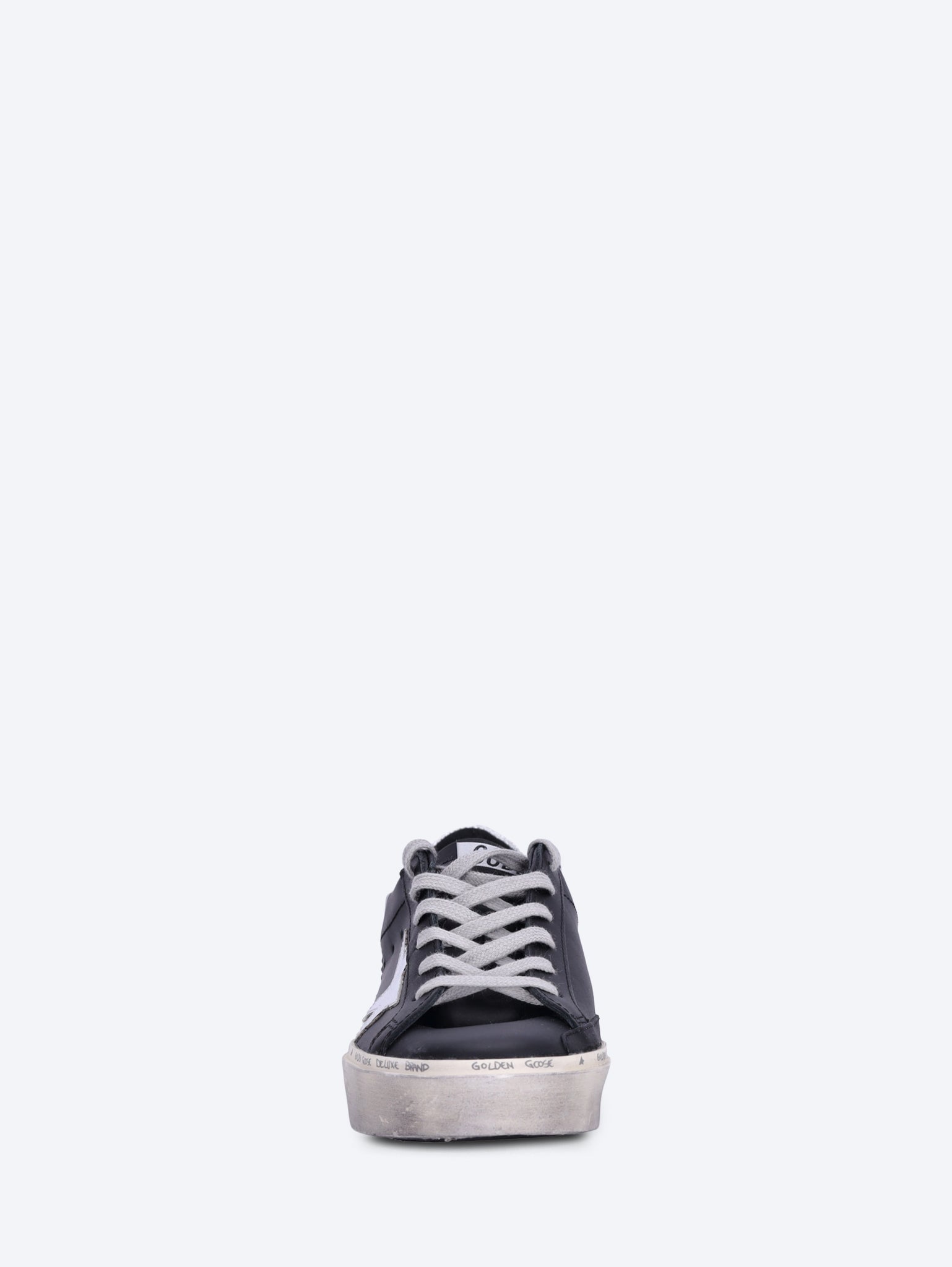 High-Star-Sneaker aus laminiertem Leder mit Stern und Absatz 3