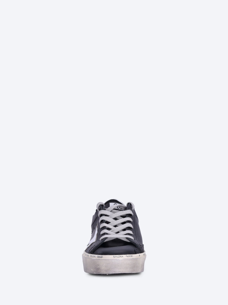 Hi star leather upper laminated star and heel sneakers 3