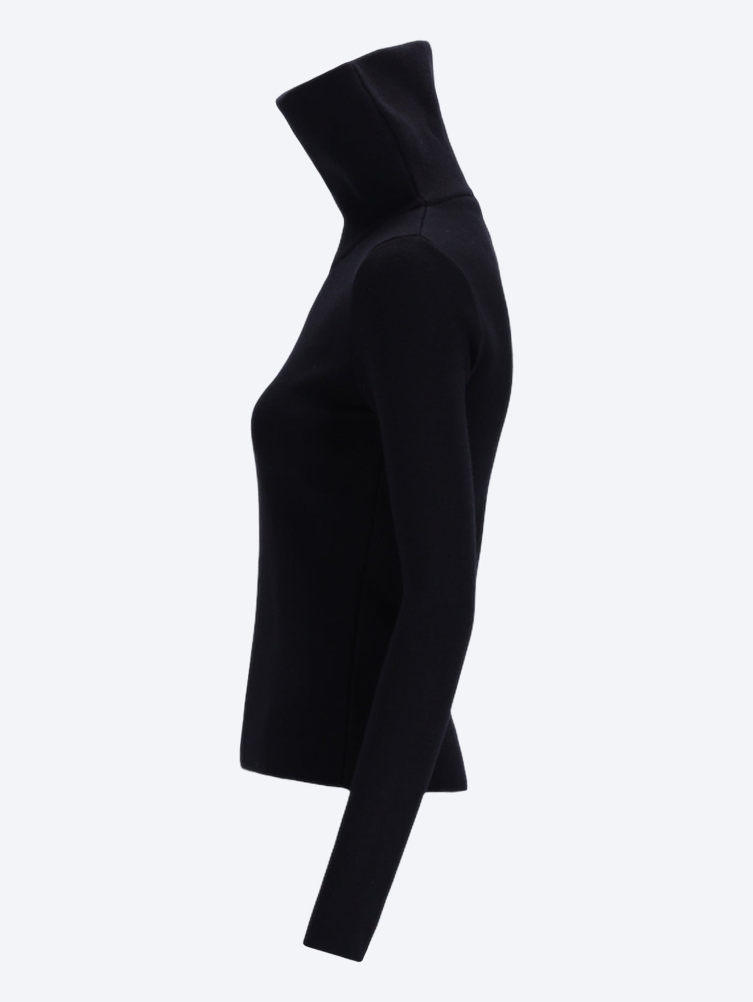 High collar merino wool sweater 2