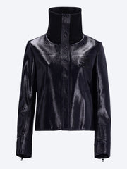 Veste en vinyle col montant ref: