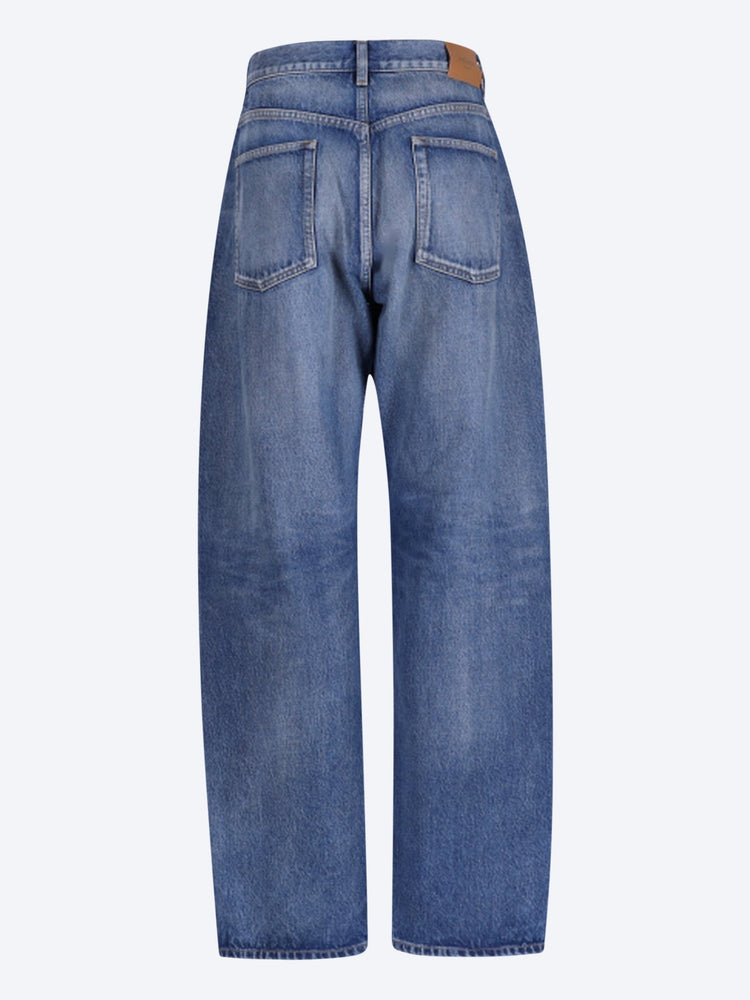 High rise tapered jeans 3