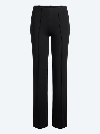 High waist pintuck straight pants