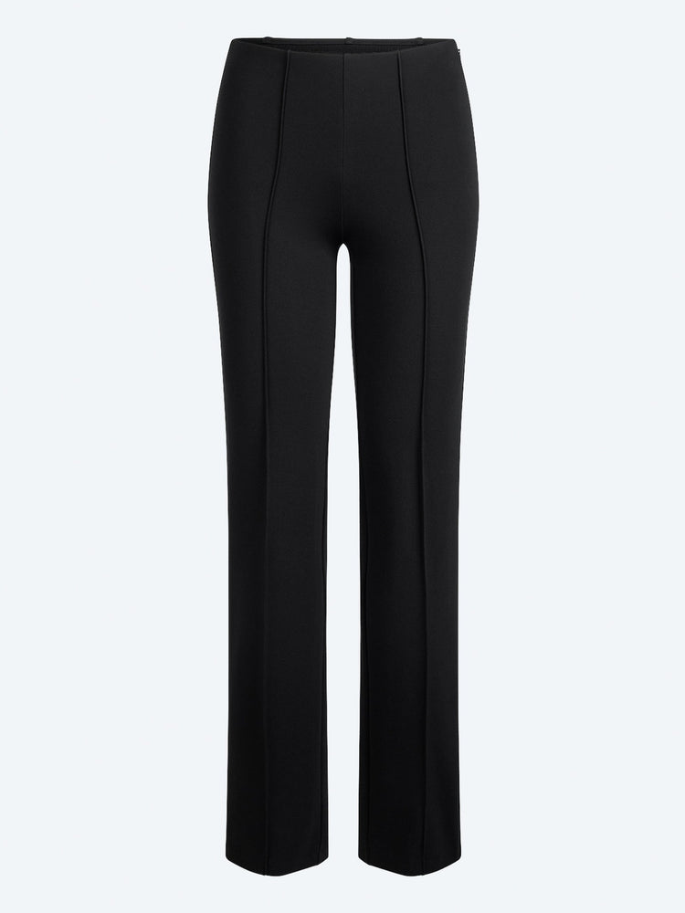 High waist pintuck straight pants 1