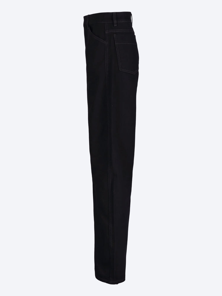 High waisted curved pants 2