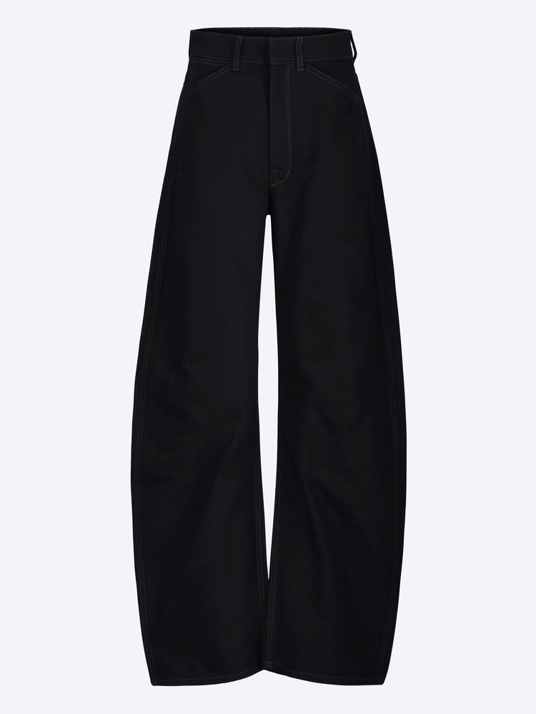 High waisted curved pants 1
