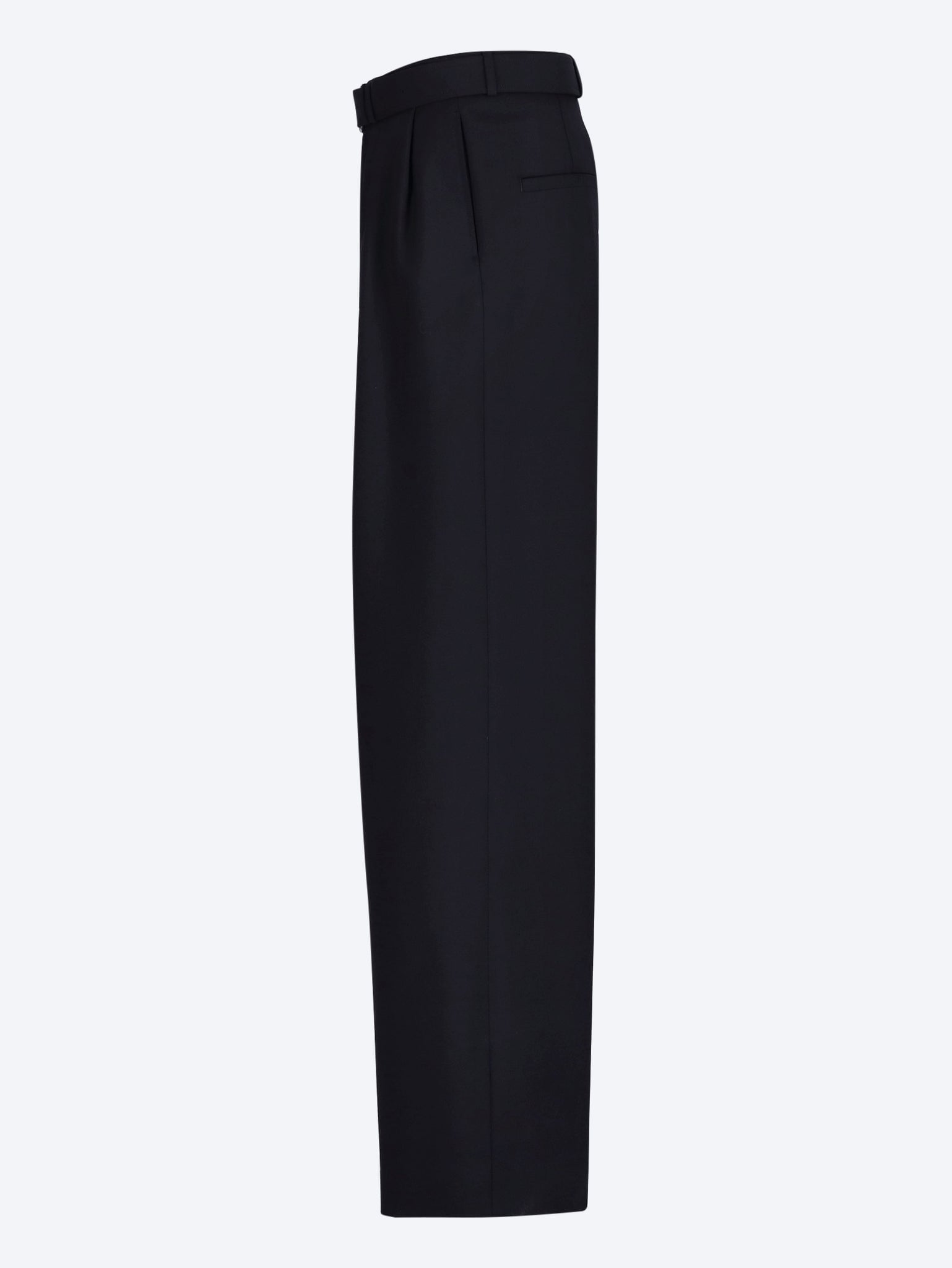 High-waisted pleated pants 2