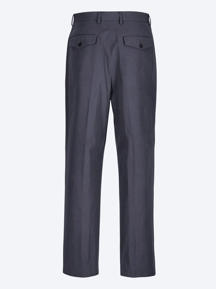 High-waisted pleated wide-leg pants 3