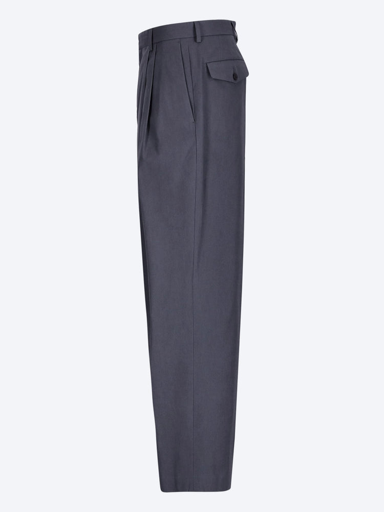 High-waisted pleated wide-leg pants 2