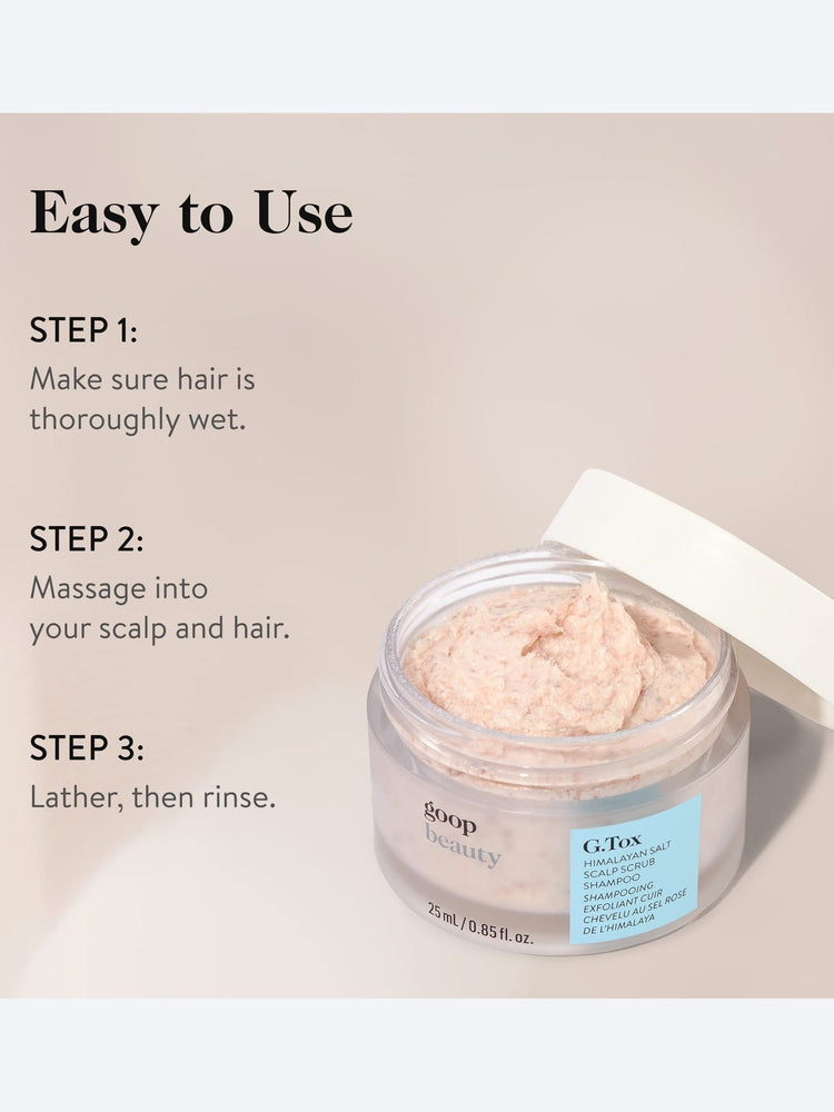 Shampoing gommage pour cuir chevelu au sel de l'Himalaya 5