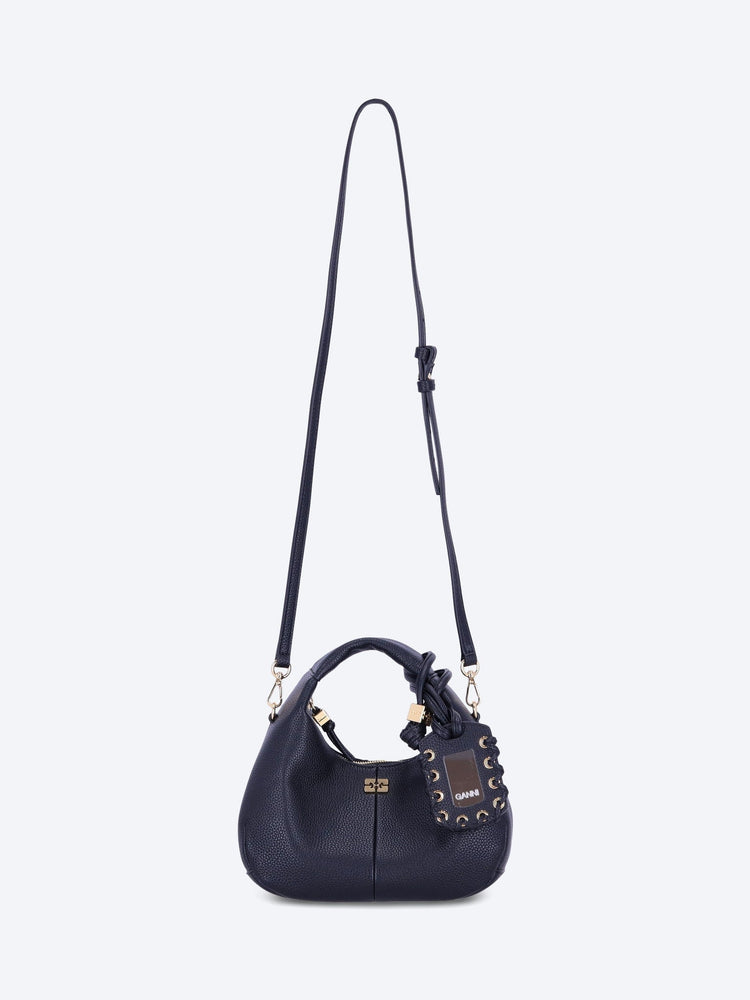 Hobo mini grained handbag 3