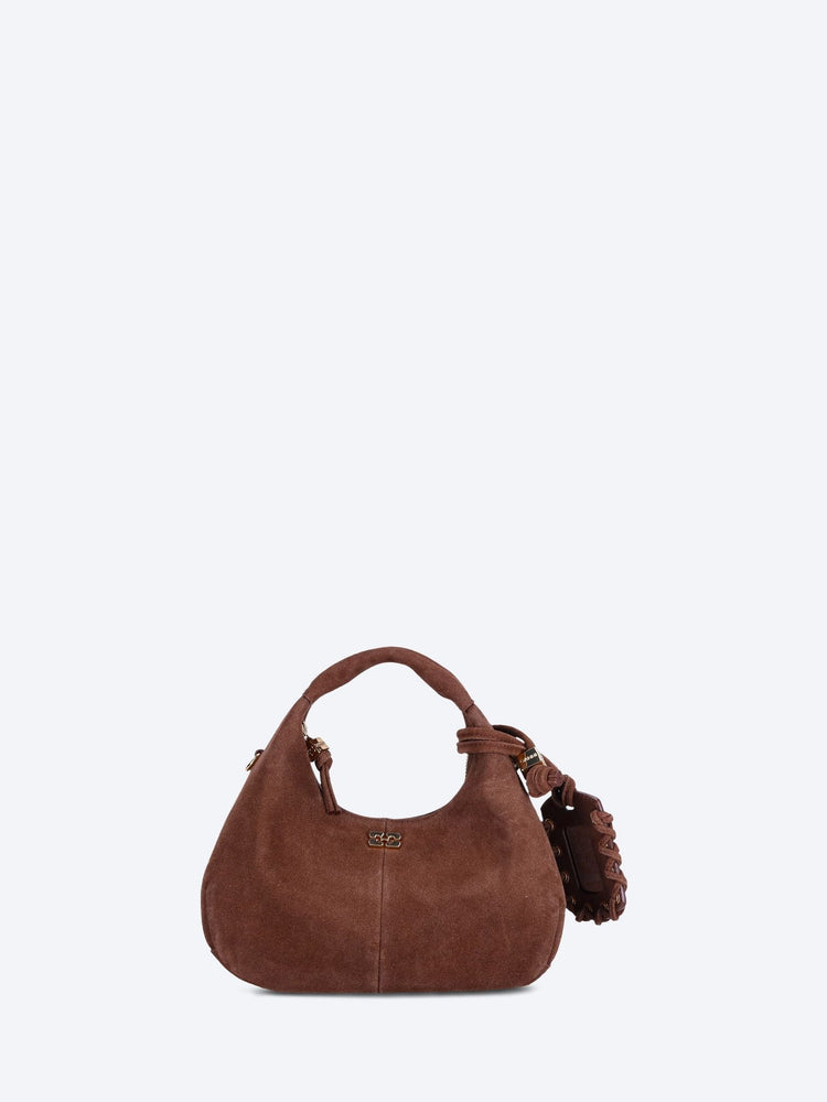 Hobo mini recycled suede pelinova handbag 1