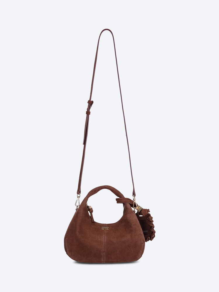 Hobo mini recycled suede pelinova handbag 2