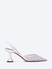 Holli lace sling 70 ivory lace pumps ref: