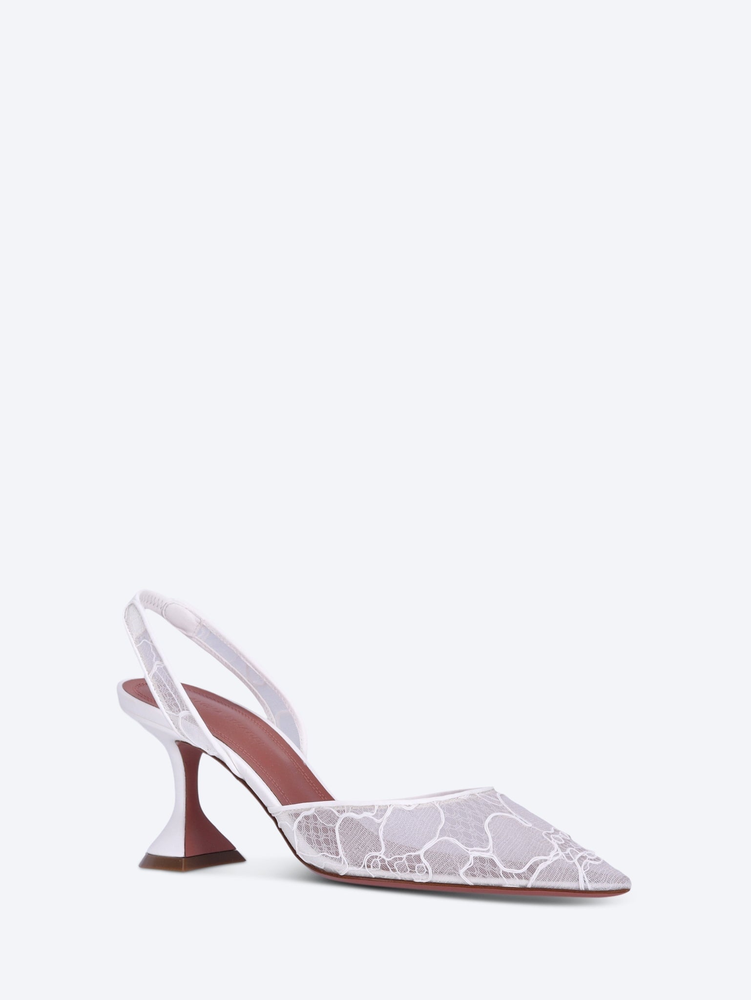 Holli lace sling 70 ivory lace pumps 2