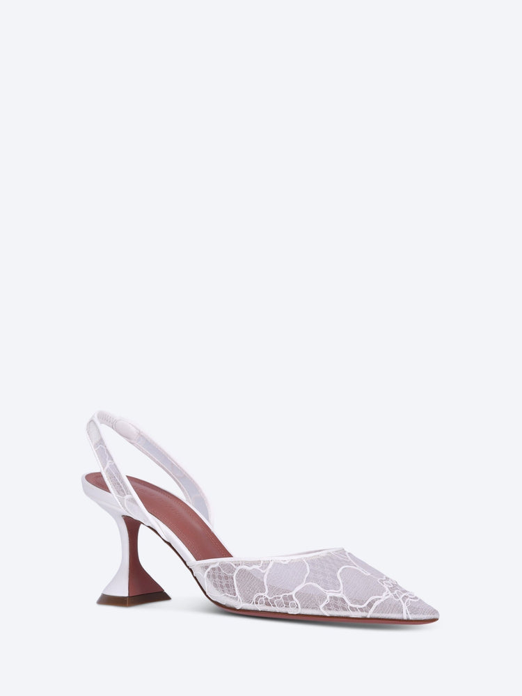 Holli lace sling 70 ivory lace pumps 2