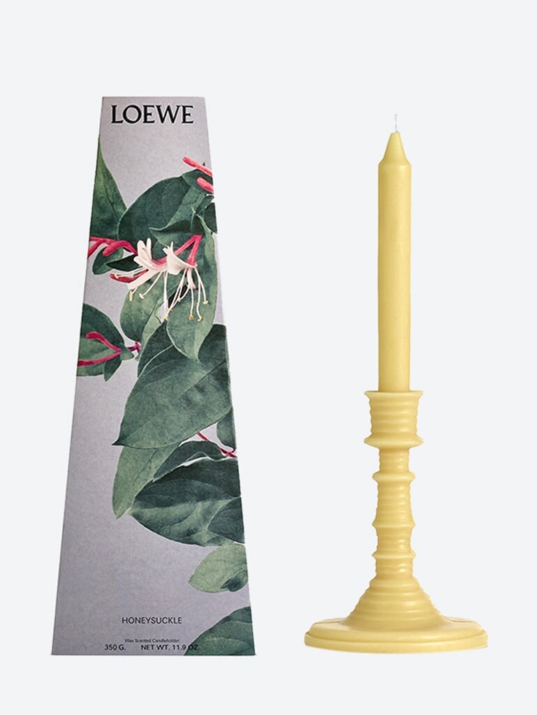 Honeysuckle wax candleholder 2