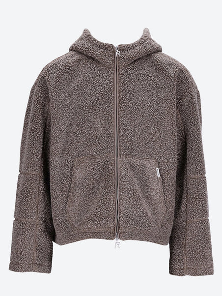 Hooded fleece jacket