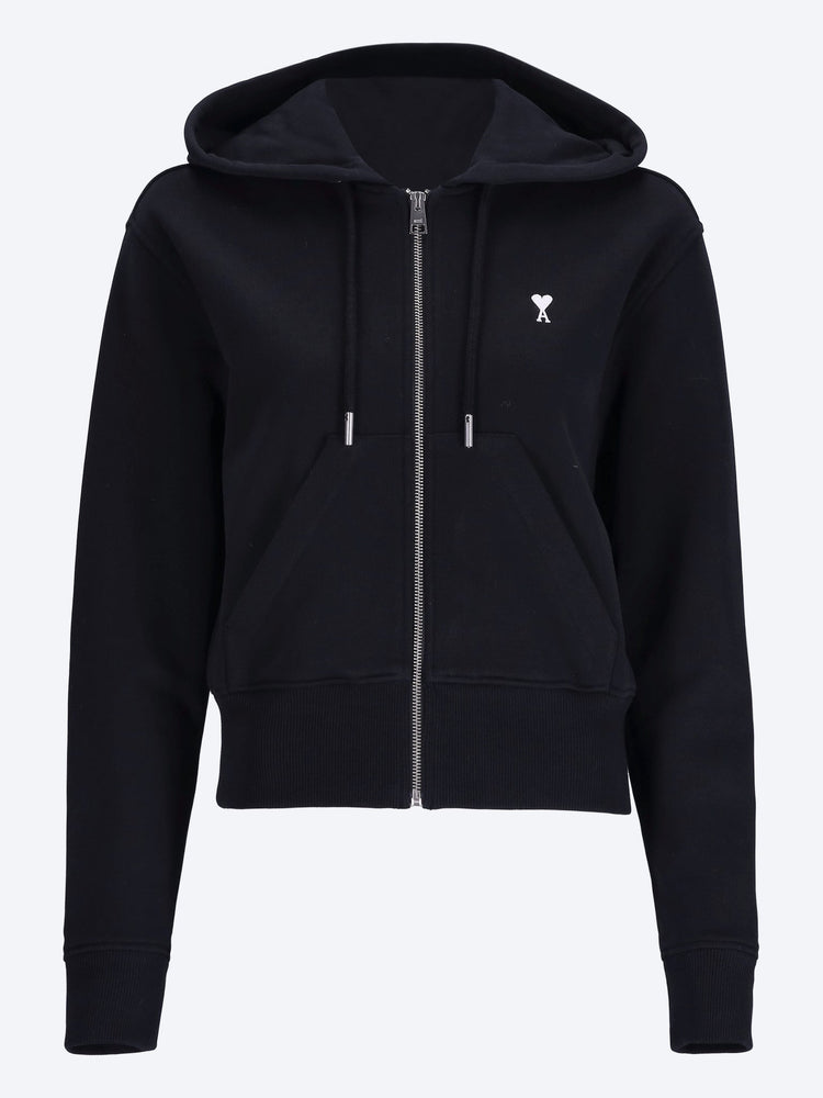 Hoodie with contrasted ami de coeur 1