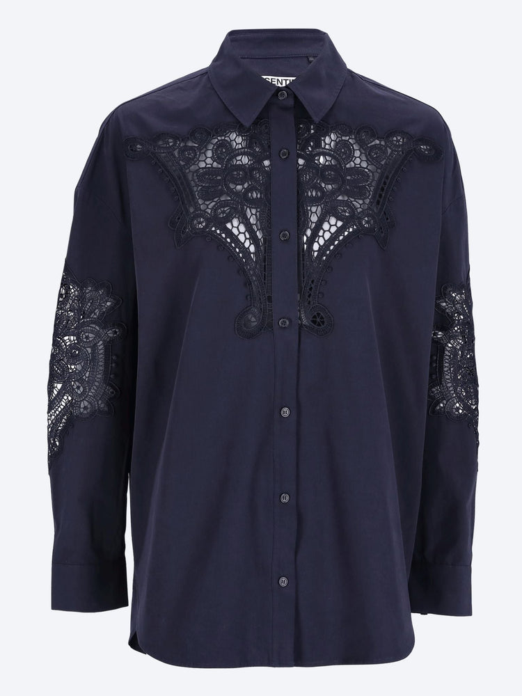 Hoofd lace panelled shirt 1
