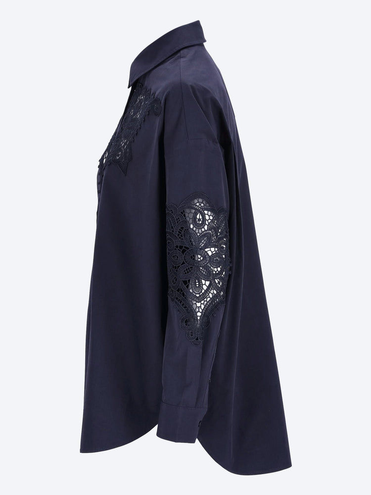 Hoofd lace panelled shirt 2