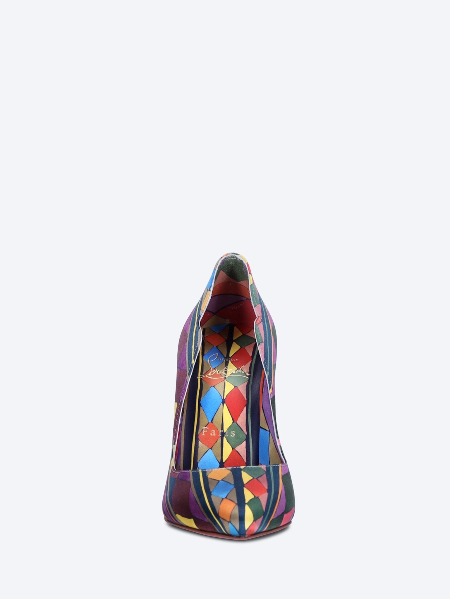 Hot chick 100 cr satin losange pumps 3