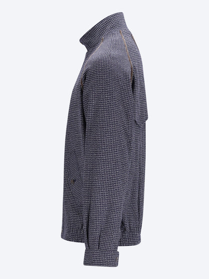 Houndstooth baracuta jacket