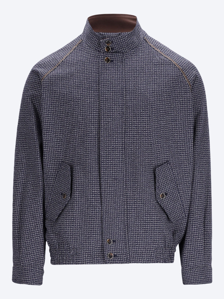 Baracuta-Jacke mit Hahnentrittmuster 1