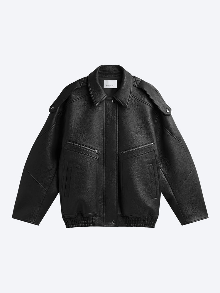 Blouson aviateur en similicuir Hudson 1