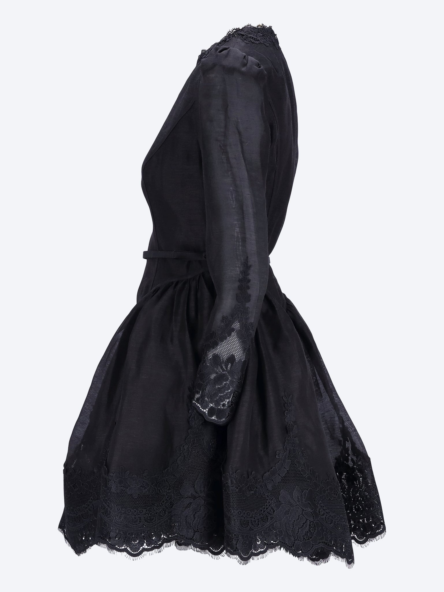 Hypnotic lace trim mini dress 2