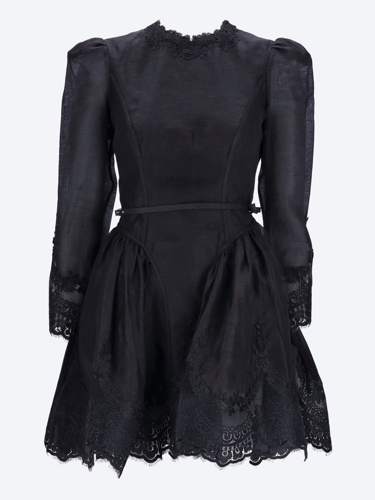 Hypnotic lace trim mini dress 1