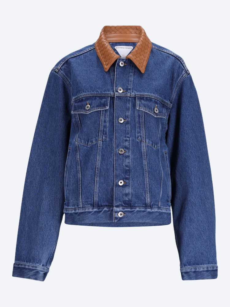 Indigofarbene Jeansjacke 1
