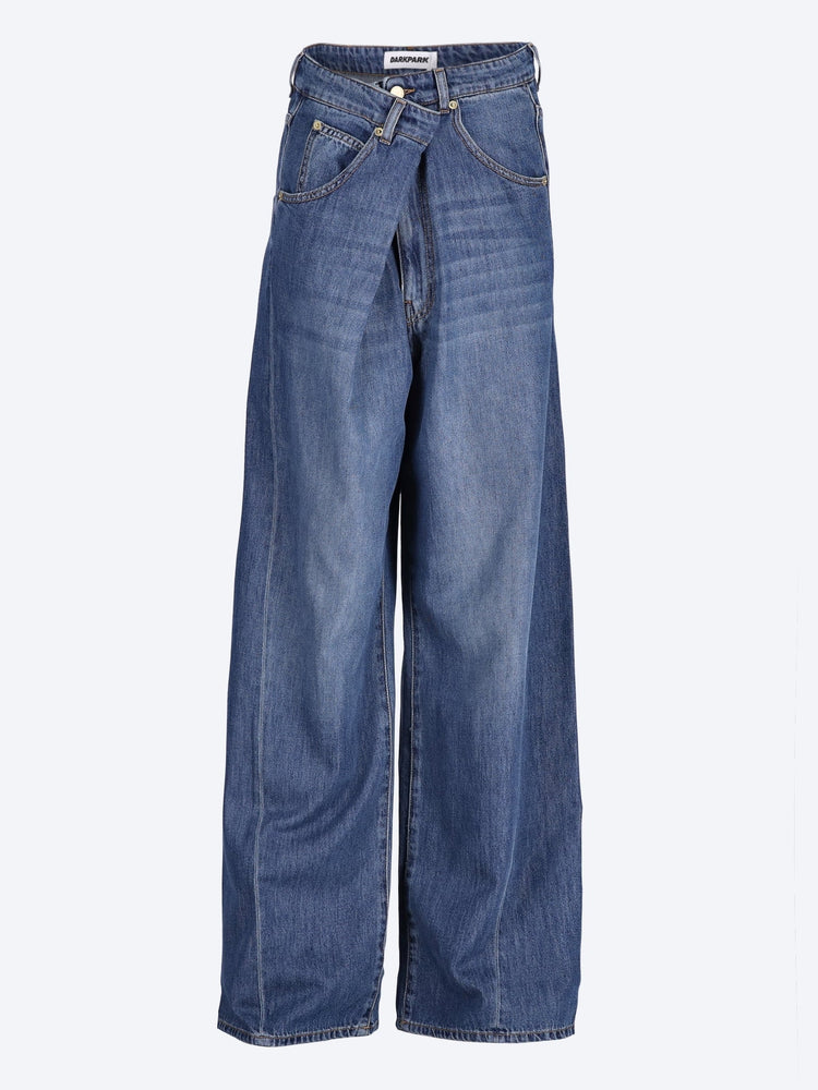 Ines fold over tencel jeans 1