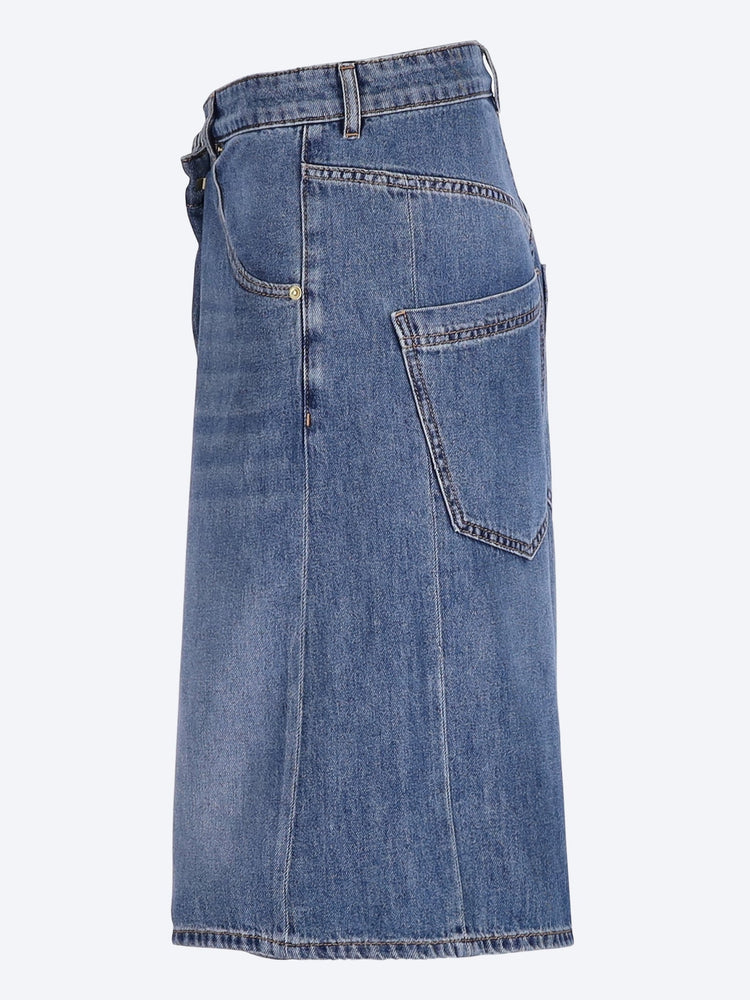Ines fold over tencel shorts 2
