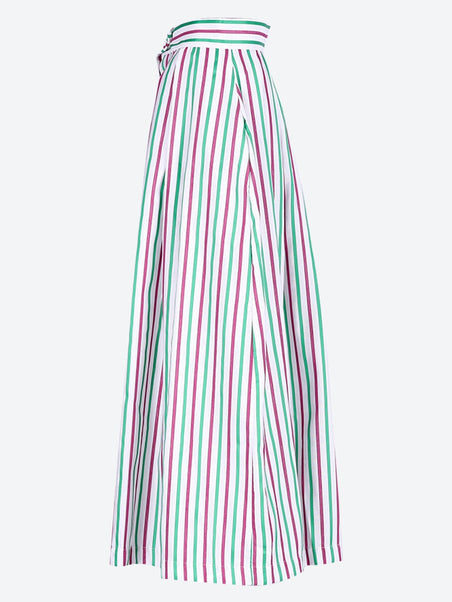 Irving ottoman stripes skirt