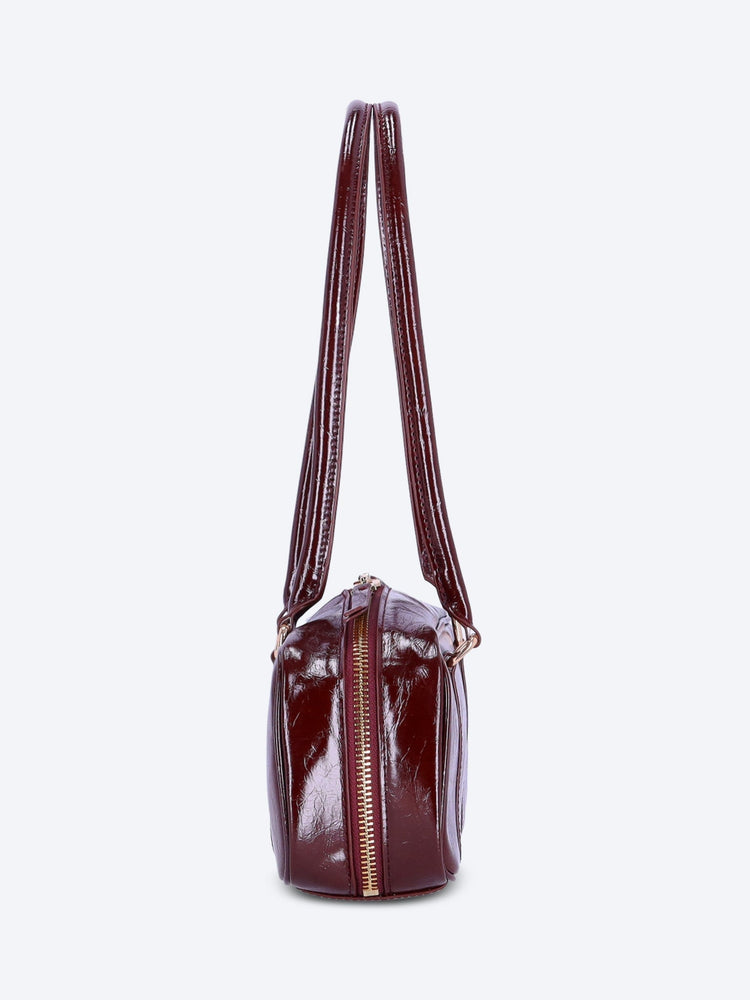 Izodiac glossy shoulder bag 3