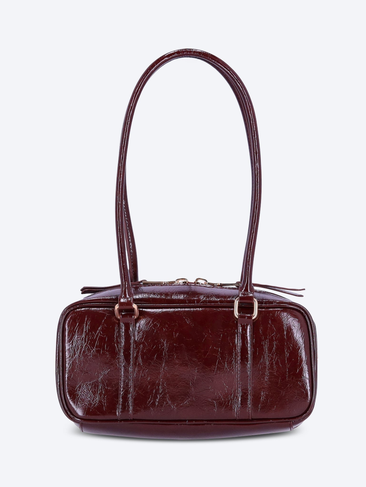 Izodiac glossy shoulder bag 4